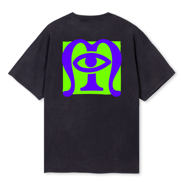 BOB_VB Vintage Black Oversized Tee
