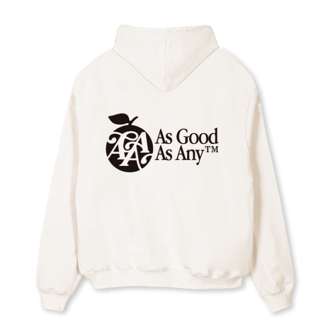 AGAAAPLE2_VH Vintage White Oversized Hoodie