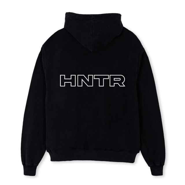 BASEANDLINE OSH Black Oversized Hoodie.