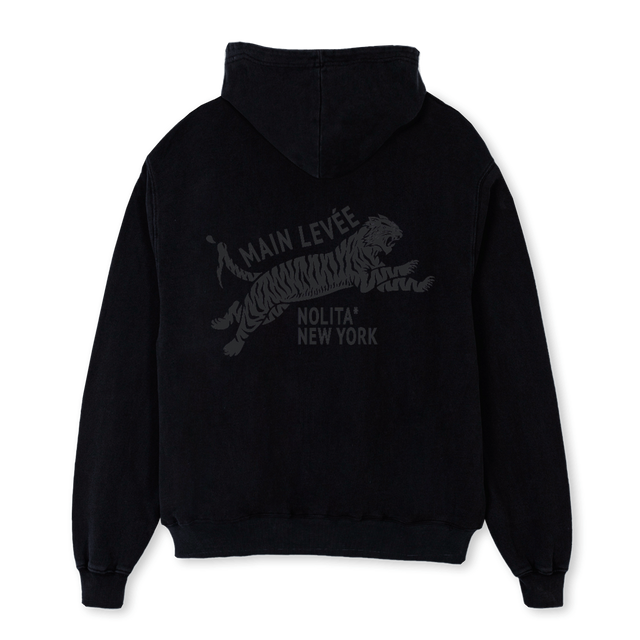 AMLCHINATOWNTIGER_DG Black Oversized Hoodie.