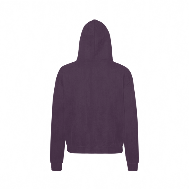 19-2816 TCX Vintage Blackberry Wine Oversized Hoodie.