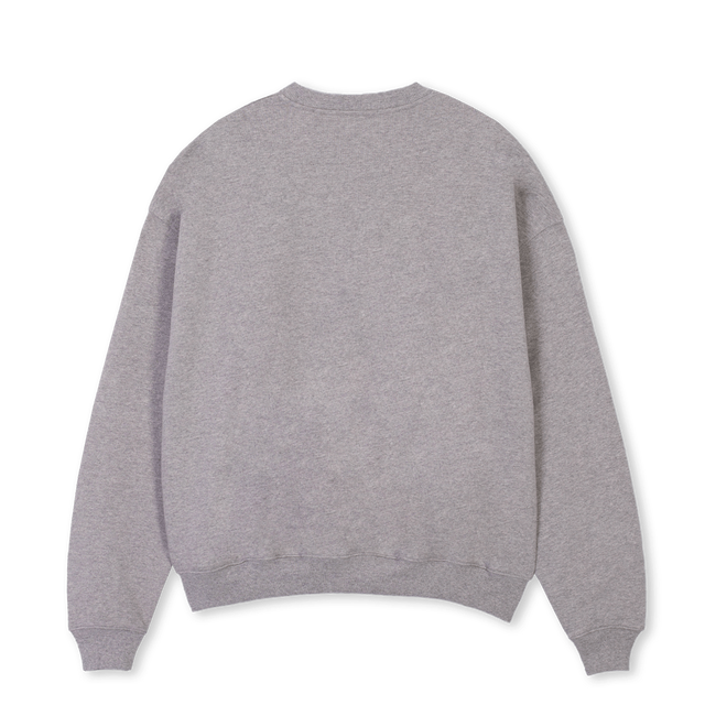 FOCACH Grey Marl Oversized Crewneck Sweater.