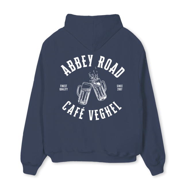 ABBEY_OSH Navy Blue Oversized Hoodie.