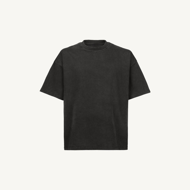 Vintage Black Oversized Boxy Tee.