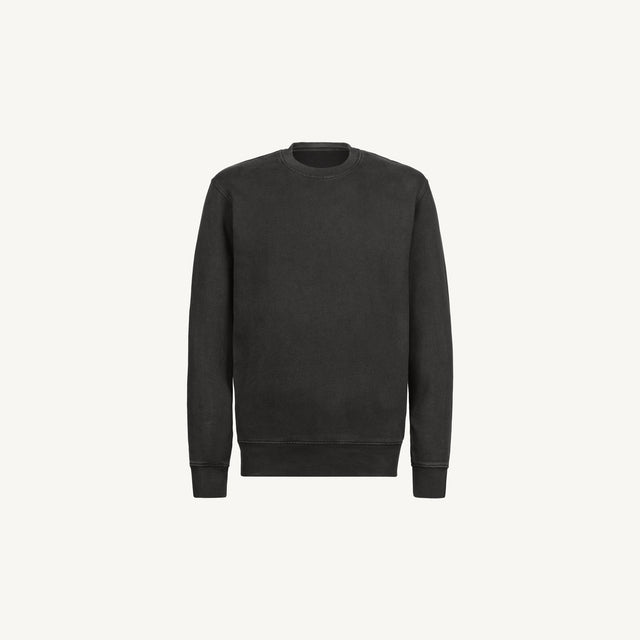 Vintage Black Regular Crewneck Sweater Mockups.