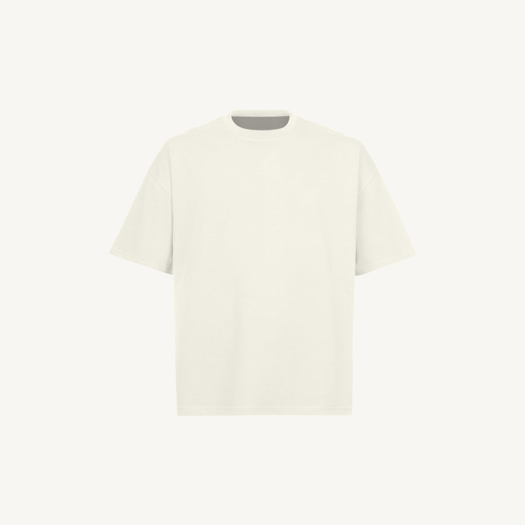 Maria Boxy Tee - White