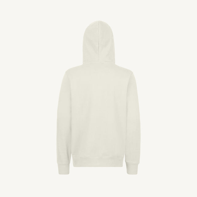 Vintage White Regular Hoodie.