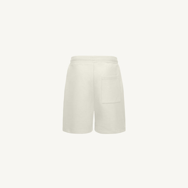 Vintage White Relaxed Sweatshorts.