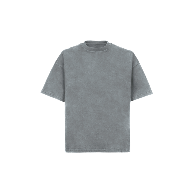 17-4405 TCX Vintage Monument Oversized Boxy Tee.