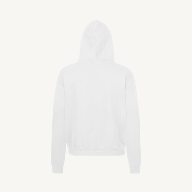 White Oversized Hoodie.