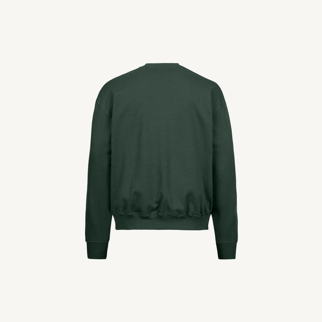 Wild Green Oversized Crewneck Sweater.