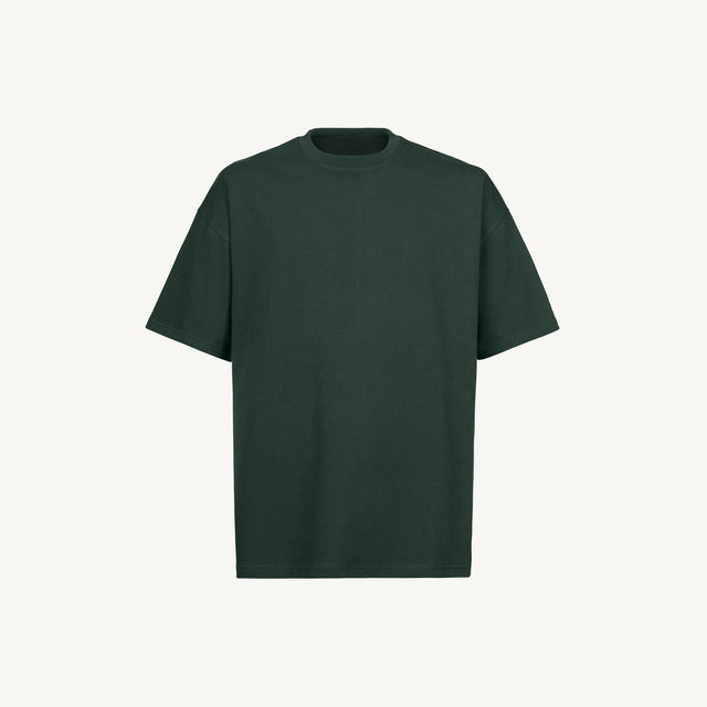 Wild Green Oversized Tee Mockups.