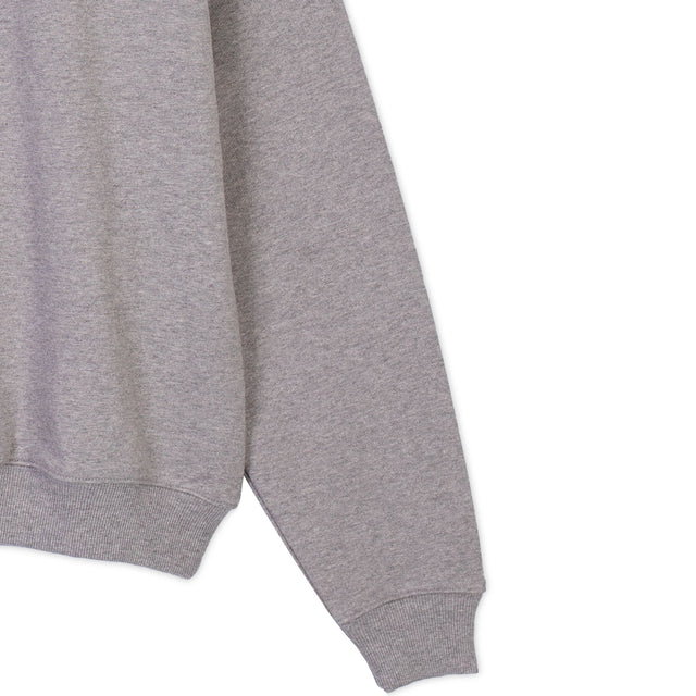 Grey Marl Oversized Crewneck Sweater. – WATC STUDIO