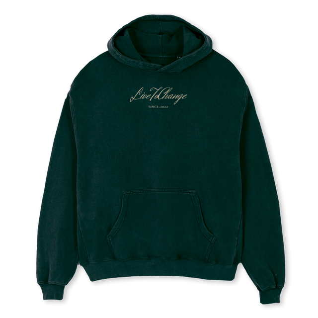 LIVETOCHANGE Wild Green Oversized Hoodie.
