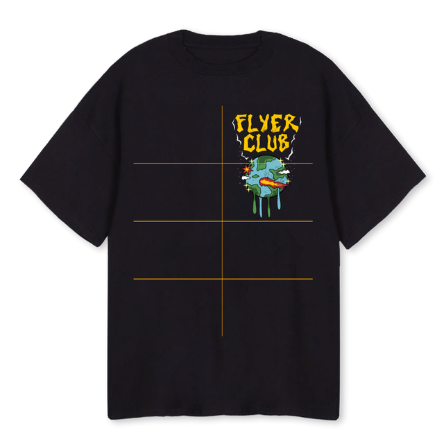 HFC T 2 Black Oversized Tee.