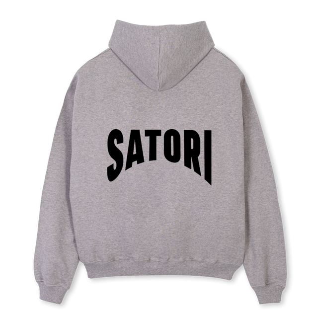 SSLSS Grey Marl Oversized Hoodie.
