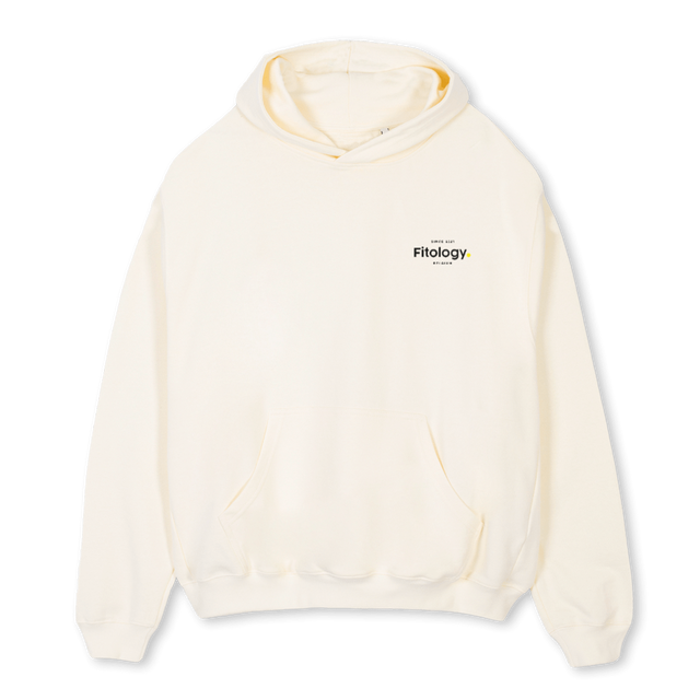FCHOODIE Cream Oversized Hoodie.