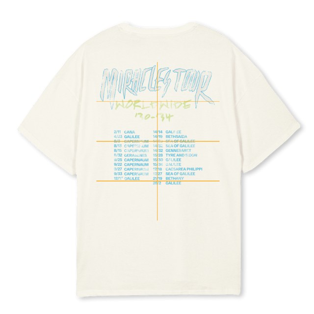 DST CRM MT SHIRT Cream Oversized Tee.