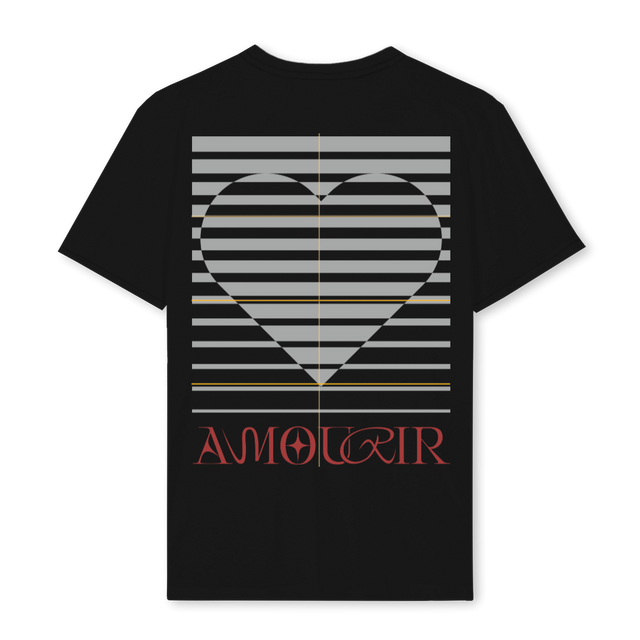 NAEGATIVAMOURIRTEE Black Regular Tee.