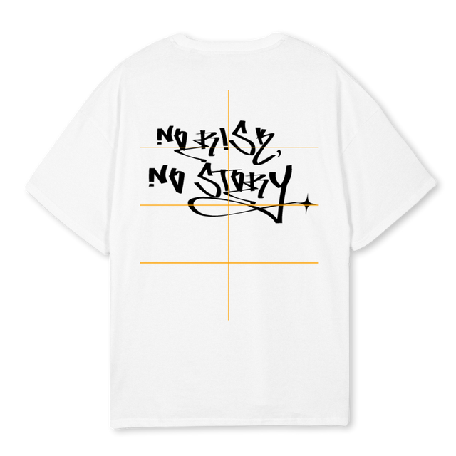 TEETWO White Oversized Tee.