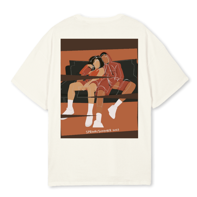 NTYCREM Cream Oversized Tee.