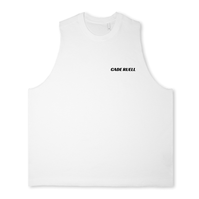RUNNING DIVISION BLK Bright white Oversized Vest.