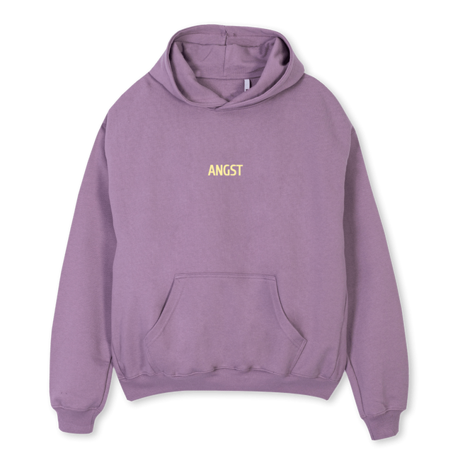 ANGST SORTHOODIETEST Purple Oversized Hoodie.