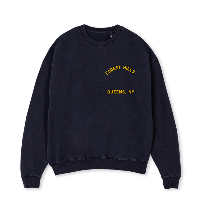 PANINARI WRESTLING Vintage Black Oversized Crewneck Sweater.