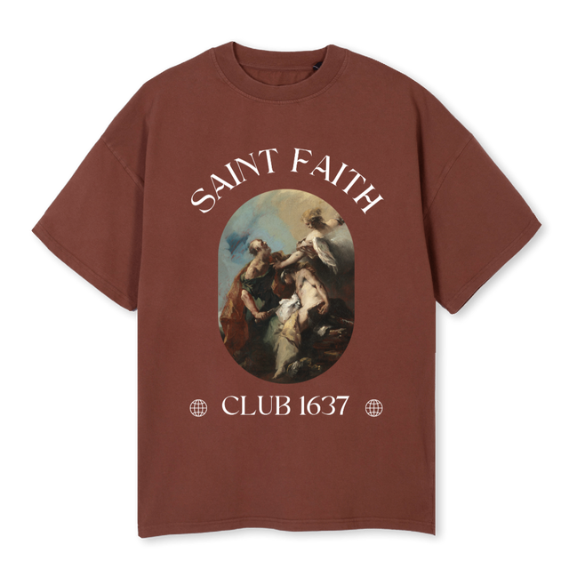 SF GODS Vintage Brown Oversized Tee.