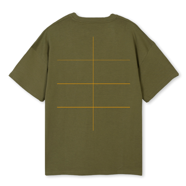 STREETS Kaki Oversized Tee.