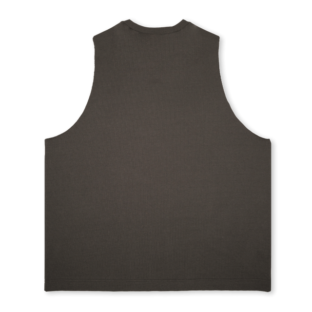 FRANK City Brown Oversized Vest.
