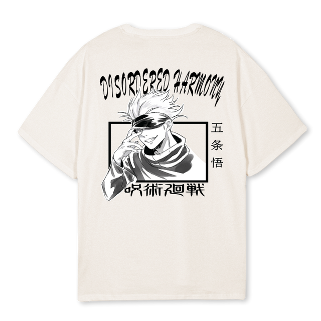 GOJO Vintage White Oversized Tee.