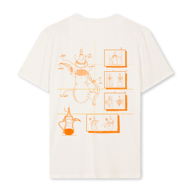 DALLAH T Vintage White Regular Tee.