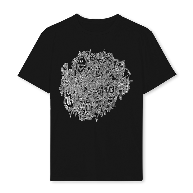 INSOMNIABLACK Black Regular Tee.
