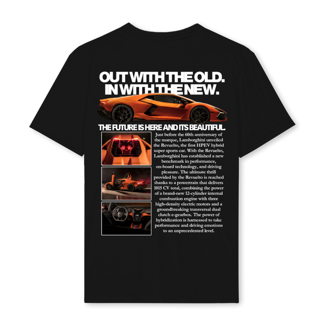 NOS REVUELTO Black Regular Tee.