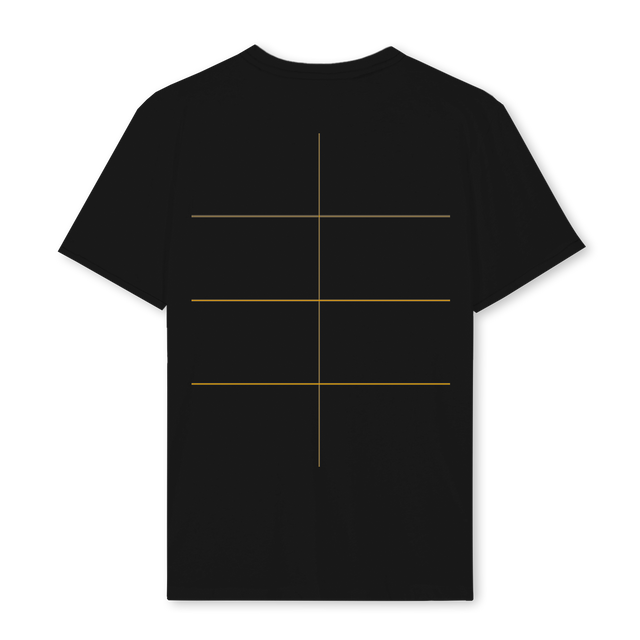 BLACKTEE Black Regular Tee.