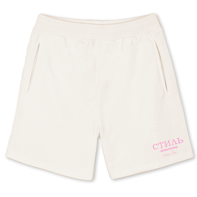 PANT ROSA  Vintage White Sweatshorts.