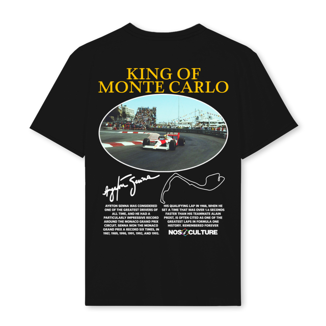 SENNA Black Regular Tee.