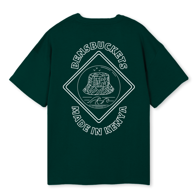 STAFF TSHIRTS Wild Green Oversized Tee.