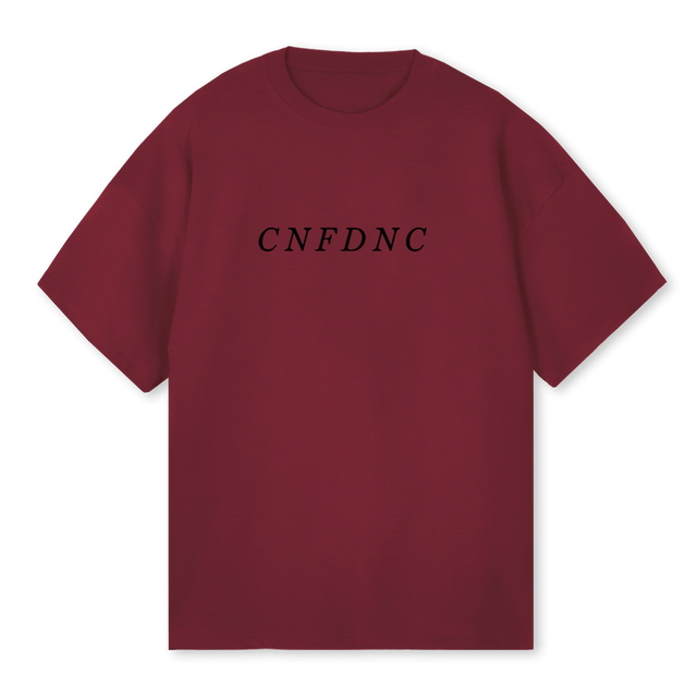 LALAL Burgundy Oversized Tee.