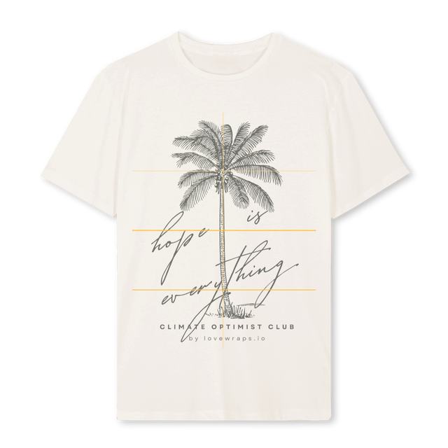 LWHOPETEESAMPLEA Vintage White Regular Tee.
