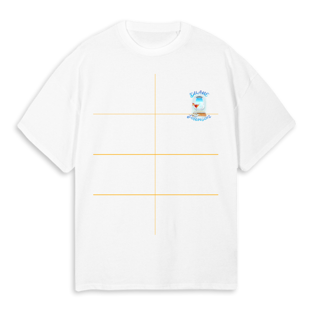 HIGH CLASS White Oversized Tee.