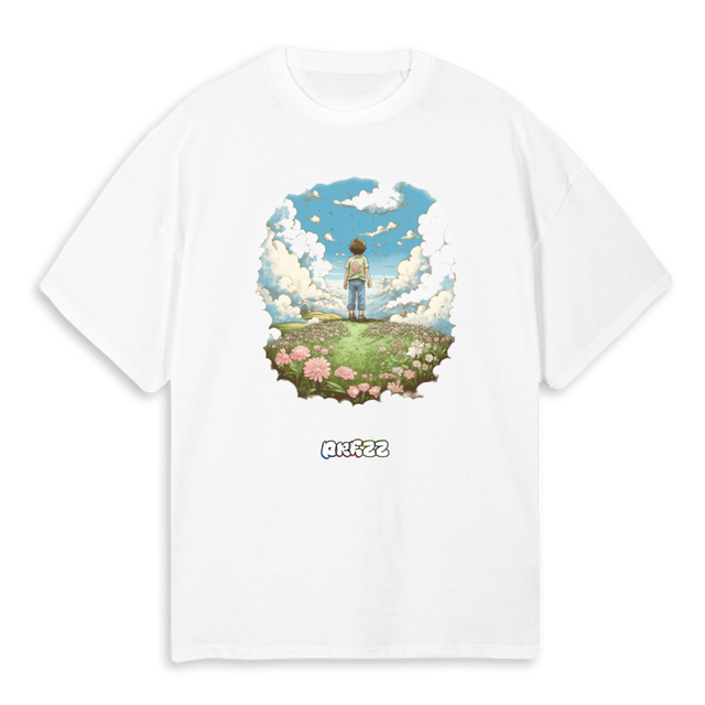 HOPEFUL CHILD White Oversized Tee.