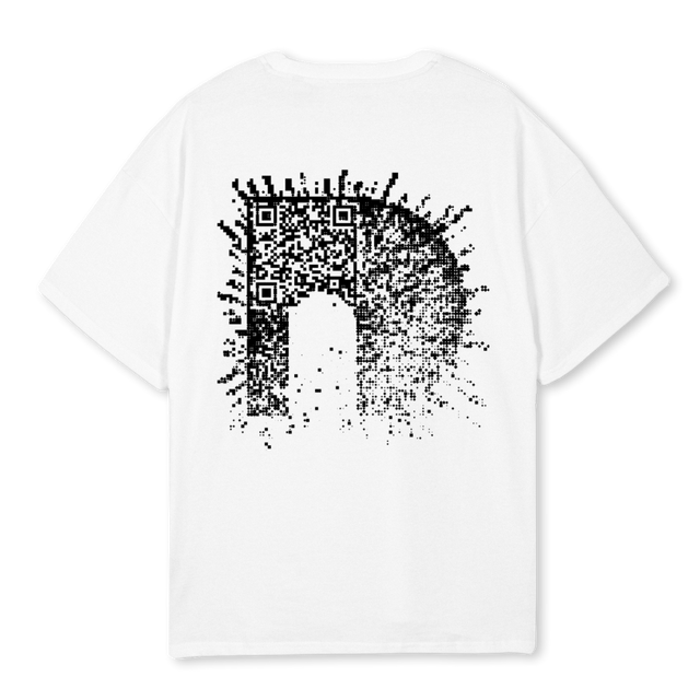 EVENTONE White Oversized Tee.