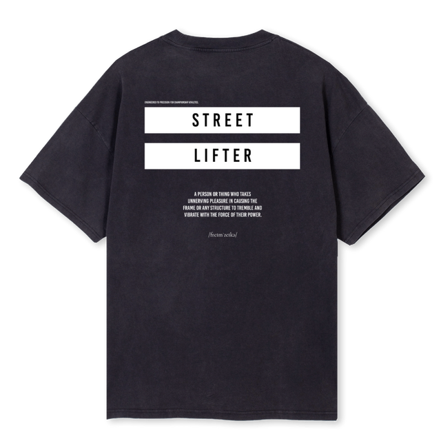 OVERSIZED T Vintage Black Oversized Tee.