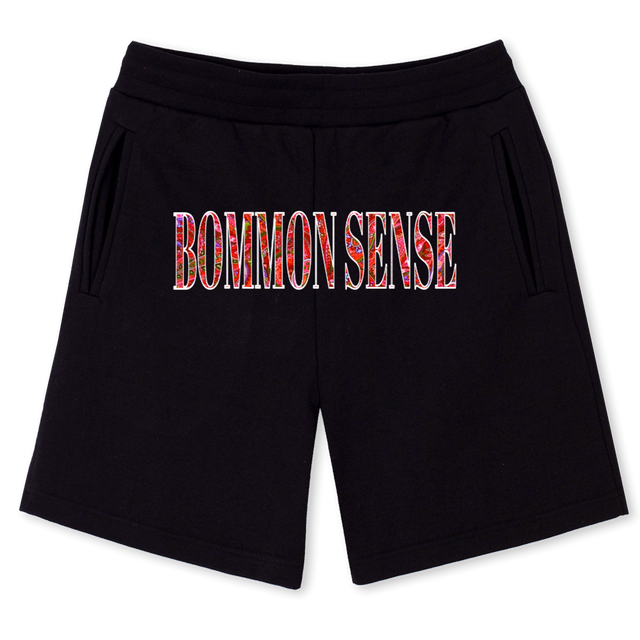 BMMN SNZ SHORTZ Black Sweatshorts.