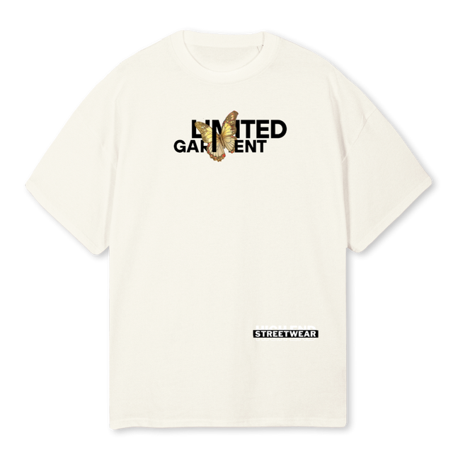 MANIFESTKIT Cream Oversized Tee.