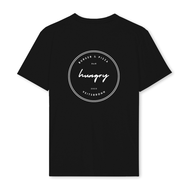 HUNGRY Black Regular Tee.