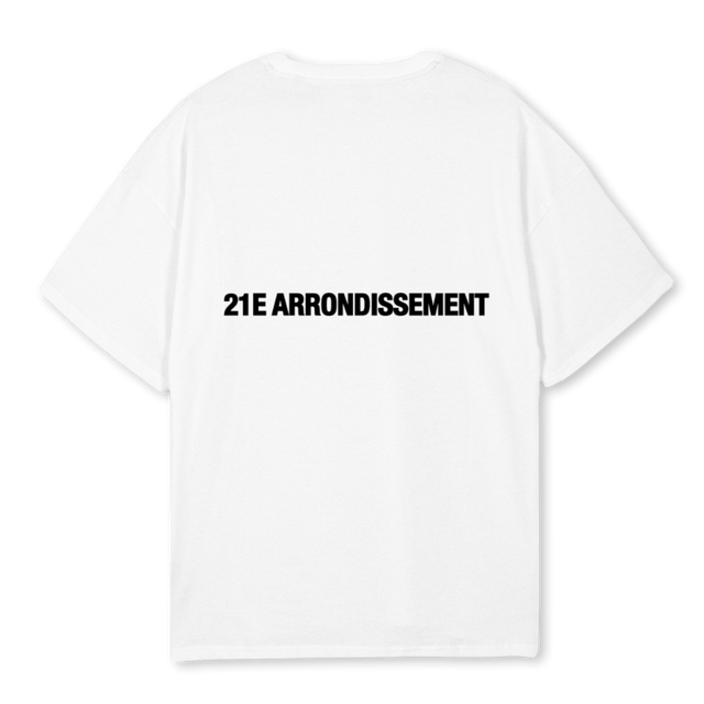 TEEB White Oversized Tee.