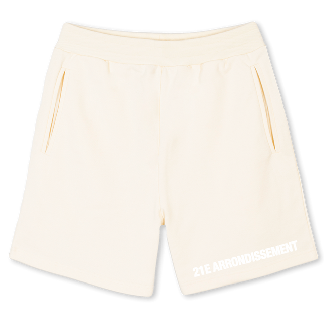SHORTA Cream Sweatshorts.